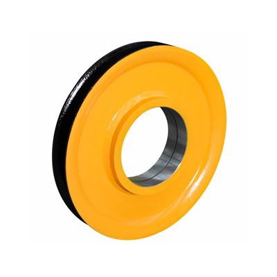 Gwahanol feintiau pwli sheave craen ar gyfer bachau codi